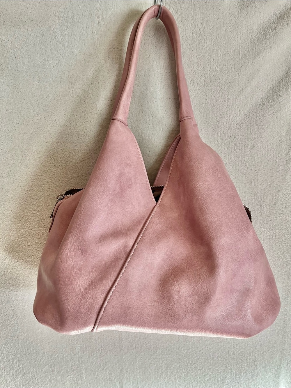Espe Pink Women’s Shoulder Bag vegan or faux leather - Picture 5 of 9